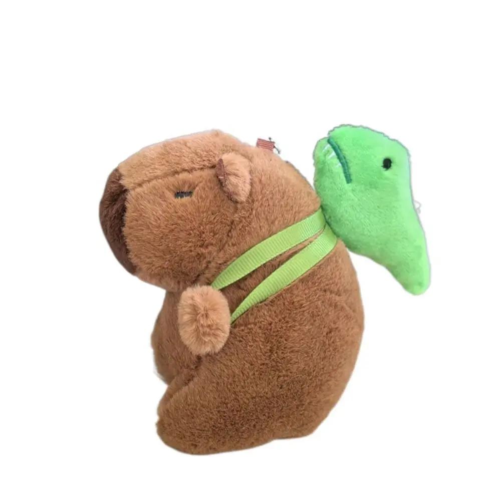 Toy Cartoon Capybara Simulation Capybara Pendant Multicolor Plush Capybara Keychain Accessories Stuffed Animals