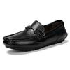 Frühling Sommer Herren Loafer Lässig Leder Herrenschuhe Einfach Mocasins Slip-On Fahrerschuhe Outdoor Bootsschuhe Handgemacht Faul Flach