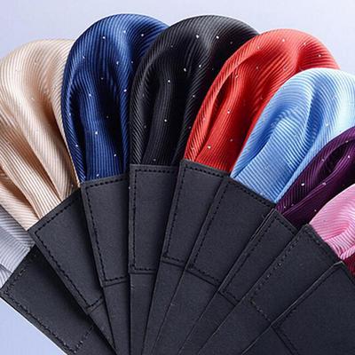 New men/'s polyester solid burgundy hankie pocket square formal wedding party