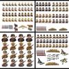 WII Military Figure Building Blocks: Weapons & Soldiers Toy Set for Boys
