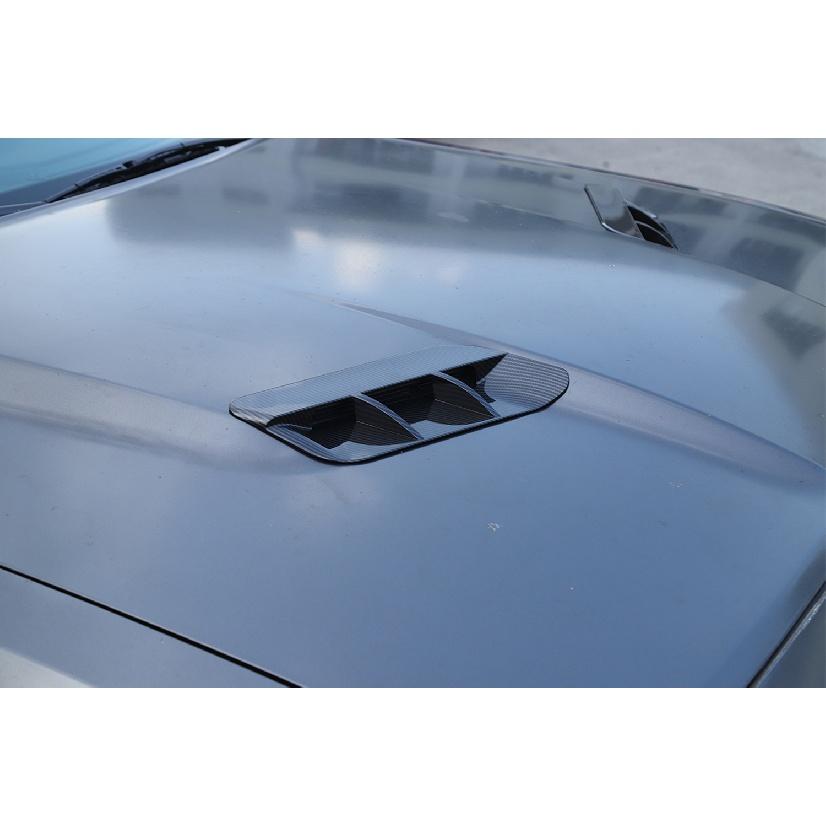 Car Engine Hood Air Inlet Outlet Intake Vent Decoration Cover Trim for Dodge Challenger 2015-  2022 Exterior