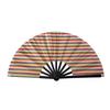 Bright Folding Fan Bright Color Rainbow Starry Sky In The Dark Festival Acting Hand Fans Women Girl Party Dancing Fan