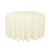 Polyester Round Tablecloth Stain and Wrinkle Resistant Cloth-Washable Table Cover For Dining Table,Buffet Parties and Camping