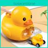 Trägheits-Baby-Spielzeugauto mit Druck- und Startfunktion Gelbe Ente für Kleinkinder zum Spielen und zur Entwicklung