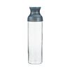 Filter-in-Bottle Carafe, Heat-Resistant Glass, 1000ml Capacity, Gray, for Cold Brew Tea, Made In Japan, FIR-100-TGR