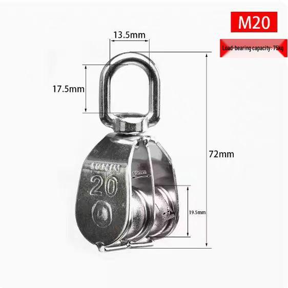 Double Pulley 304/316 Stainless Steel Marine Lifting Mechanism