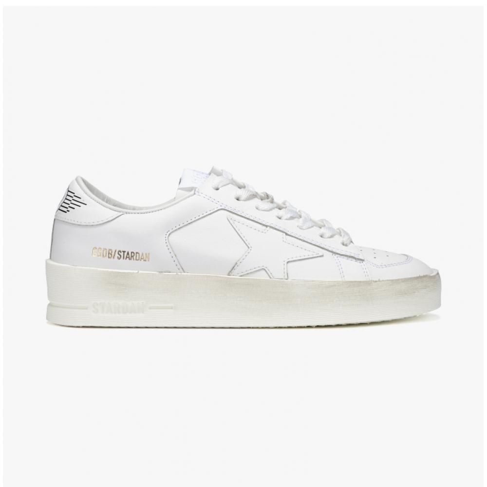 Golden Goose Gwf00128 F000566 10100 Gwf00128.F000566.10100 Baskets Stardan en cuir blanc