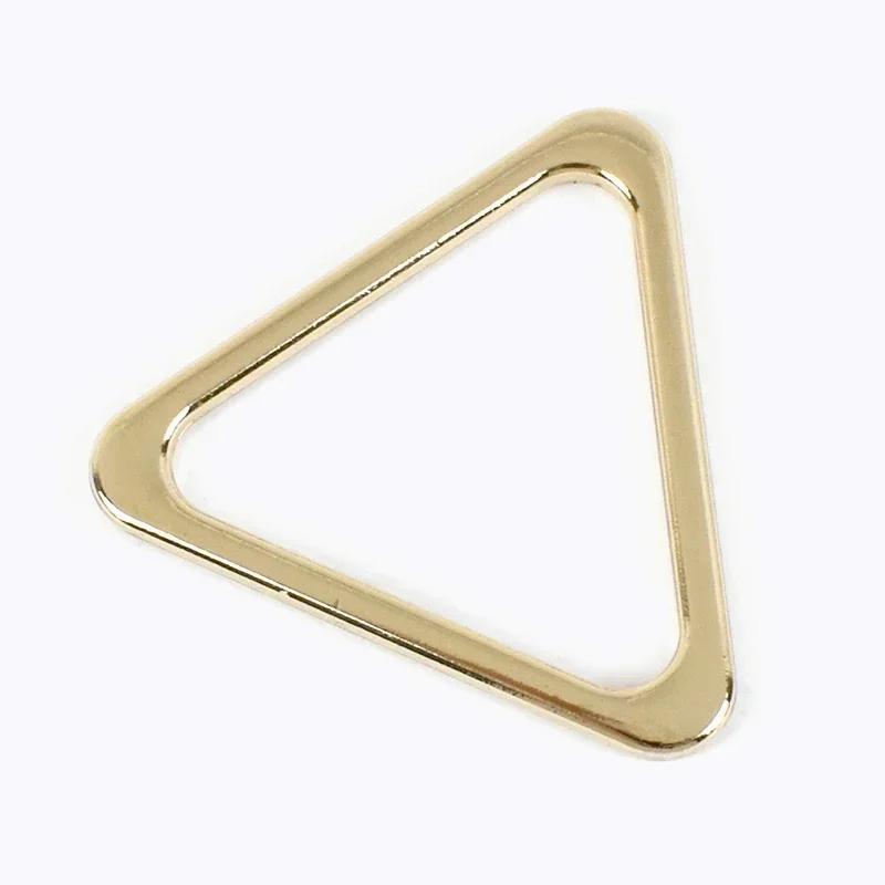 5/10Pcs Meetee 20-40mm Triangle Metal Ring Buckles Bag Strap Dog Collar Webbing Clasps Clothes Belt Hooks Hardware Accessories
