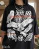 Owl Bird Of Prey Animal Lover Wildlife Nature Comfort Colors® Tshirt, Night Bird Vintage Sketch Bird Watching Forest Magical Stars Tee
