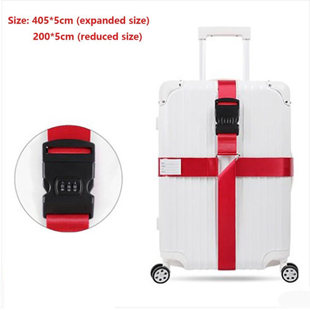 Strap Packing Belt Password Lock Packing Belt Travel Suitcase Accessories Luggage Strap Bundling Belt Luggage Buckle Strap