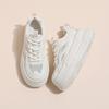 Platform Womens Shoes 2025 Summer New Heightening Mesh Breathable Casual Shoes Fashionable Thick Soled Sneakers