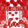 Popular Red Valentine'S Day Marriage Proposal Wedding Decoration Love Spiral Pendant Paper Flower Ball Latte Flower