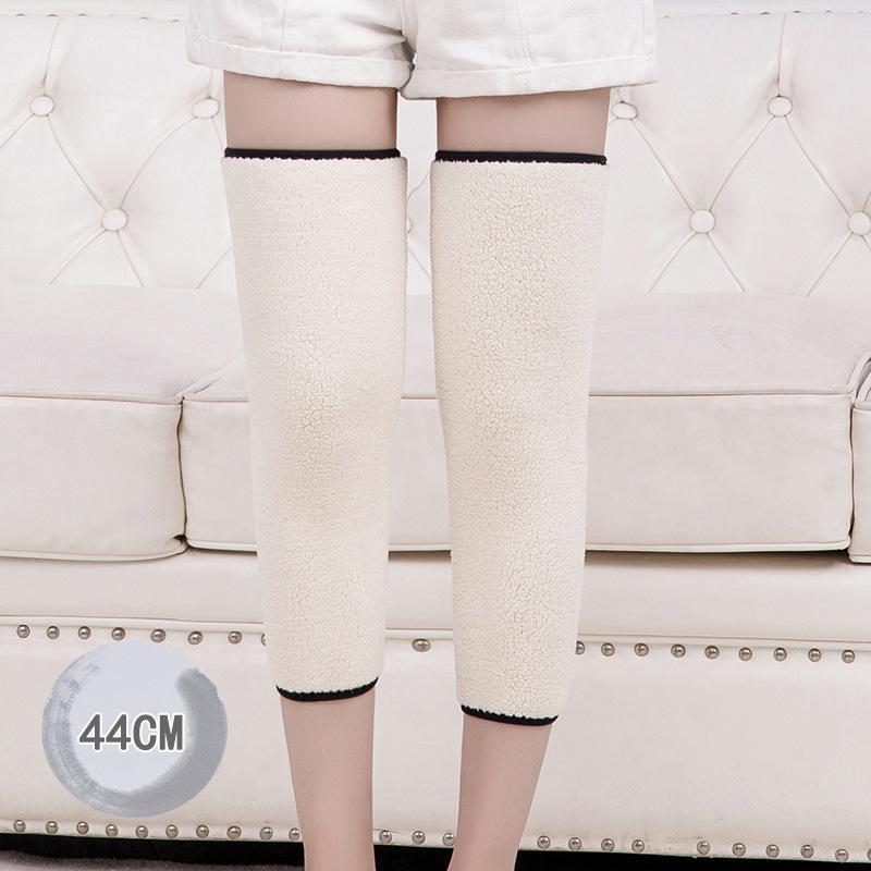Winter Knee Pads Imitation Cashmere Knee Pads Knee Sleeve Warmth Cold Protection Resilience Thick Cotton Leggings Knee Pads Professional Grade