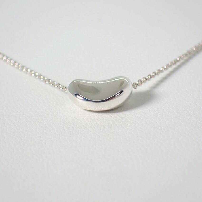 [Used] TIFFANY/Tiffany 925 Bean Pendant/necklace/g461-21