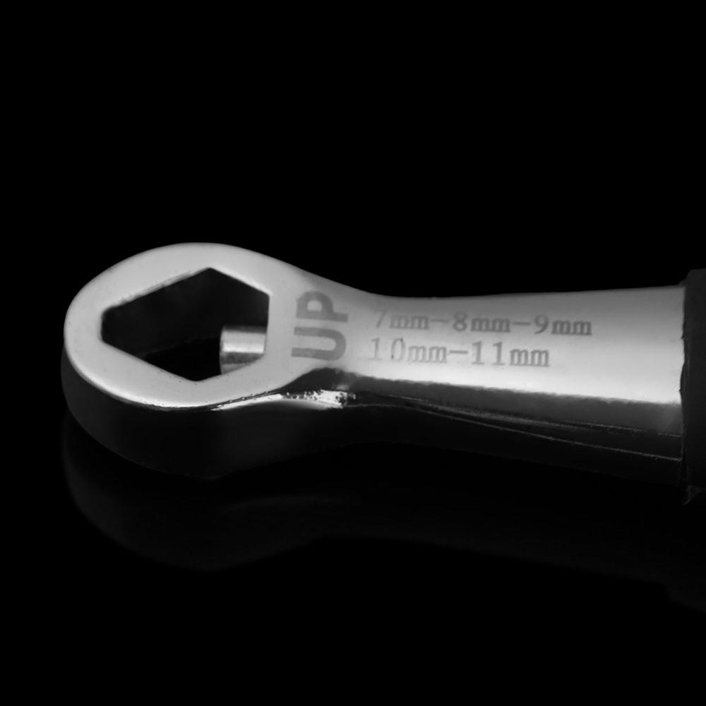 7-19mm Universal Wrench CR-V Key Flexible Hand Tool Adjustable Spanner  Multitools