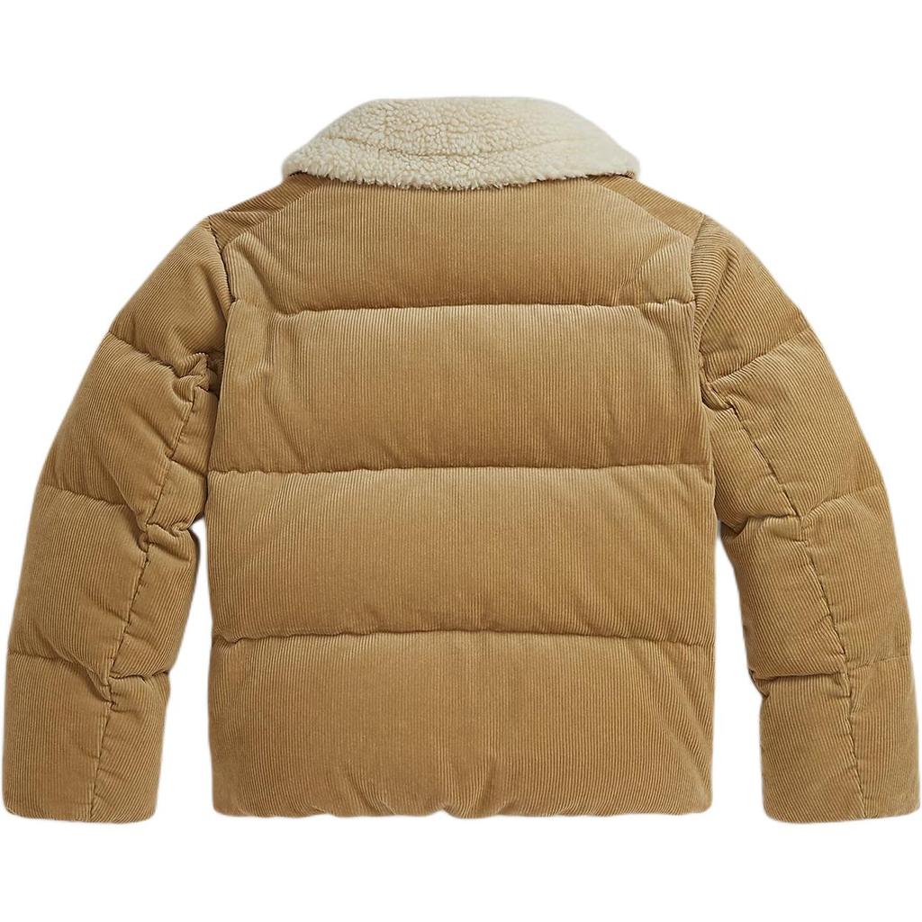 Polo Ralph Lauren Down Jacket Cotton Teddy Fleece Pointed Collar Zip Long Sleeve Kids Kids Jackets 313978743-002