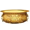 Solid Brass Ornament Incense Burner Copper Treasure Bowl Home Office Shop Counter Entrance Gift