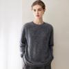 2026 Le Kasha Women's Pure Cashmere Round Neck Sweater - Solid Color Knit for Autumn/Winter
