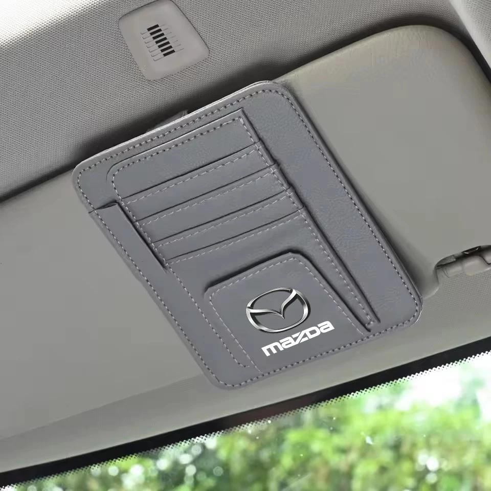 AAFC1 Auto-Sonnenblenden-Organizer IC-Kartenfach Brillenclip für Mazda CX-5 2 3 6 5 CX-30 CX-4 CX-3 MX-5 CX-9 CX-8 CX-7 GJ BM BL Dekorations Teile