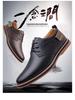 Zapatos Derby de Cuero Estilo Británico para Hombre Verano 2025 - Formales, Casuales, Suela Blanda, Tendencia Retro