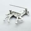 New Sparkling Horse Brooches Rhinestones Decorative Zodiac Animal Badge Brooch Pins Jewelry Accessories