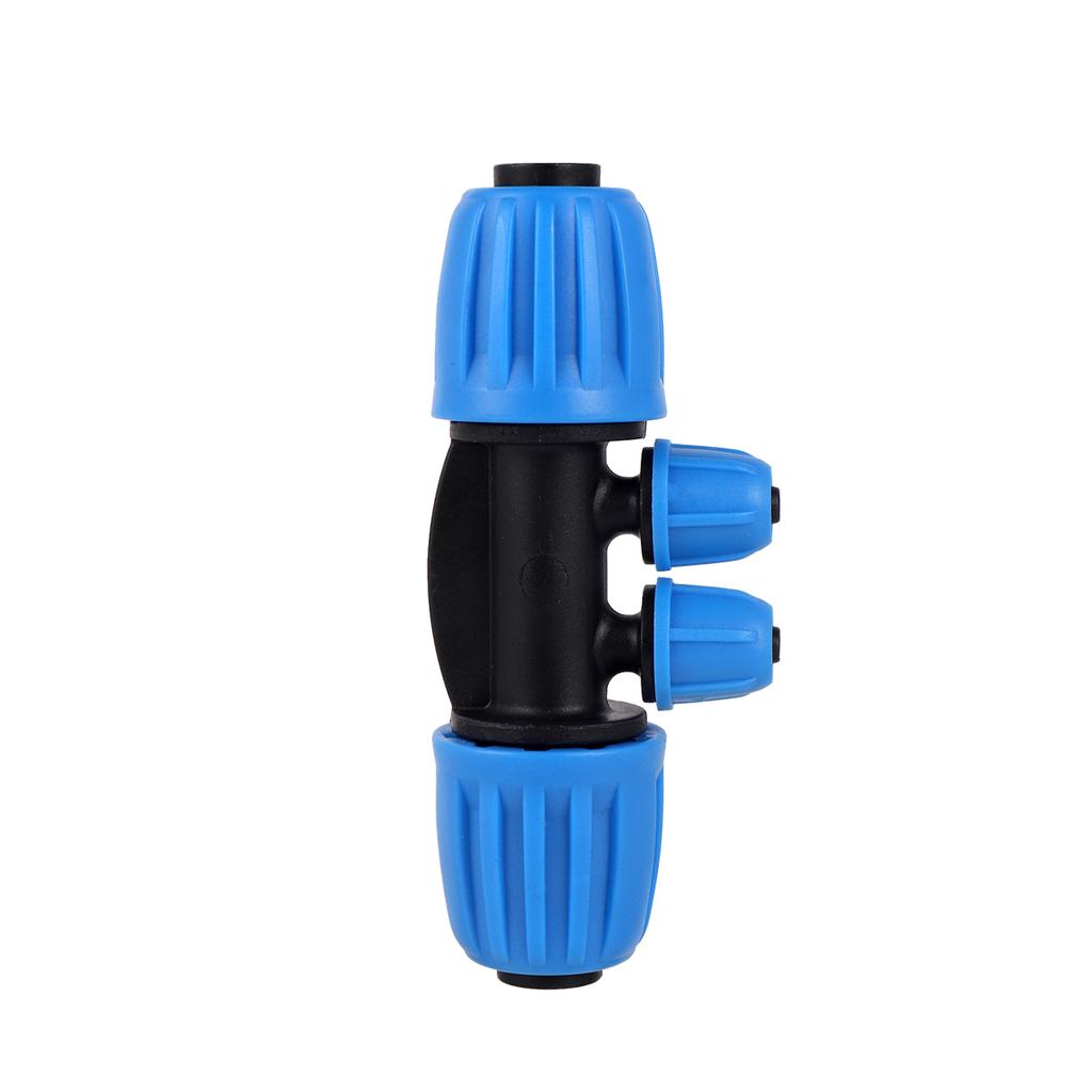 DN16mm Pipe To 4/7mm Hose Multi-way Locked Connector 4/6-Way Interface Joint Garden Agricultural Irrigation Pipe Water Splitter