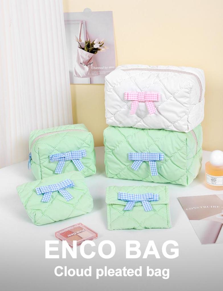 Compact Waterproof Makeup Bag - Stylish Coin & Earphone Pouch for Women