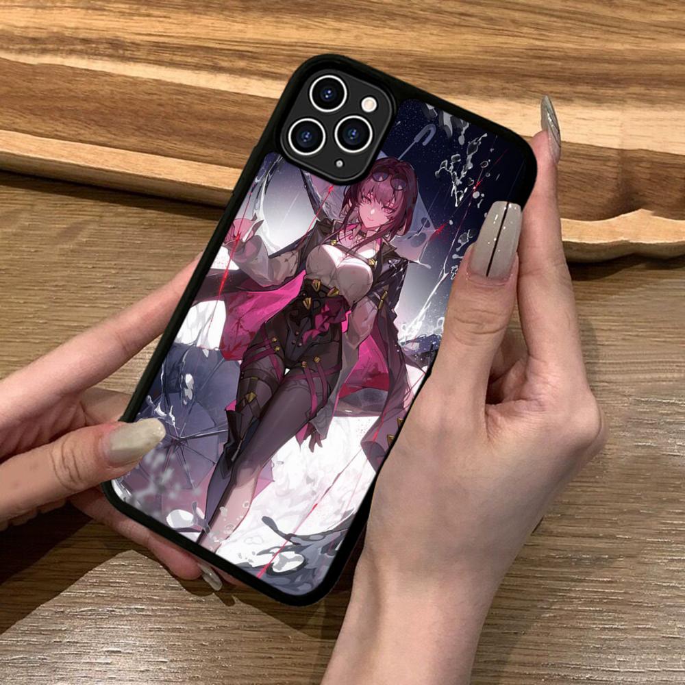 Anime Kafka Phone Case Silicone PC+TPU For For IPhone 11 12 13 14 15 16 Plus Pro Max Cover