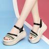 Plateausandalen Damen neue Sommer Mode High Heel Außenbekleidung Keilabsatz Hohes Gefühl