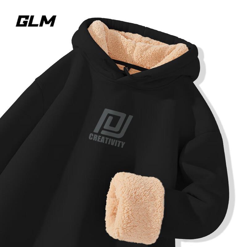 

GLM Men s Heavyweight Fleece Lined Hooded Sweatshirt L