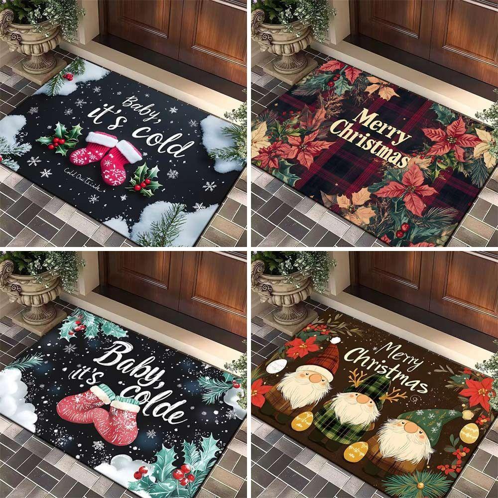 1PC Anti-Slip Door Mat Rectangle Fade Resistant Indoor and Outdoor Door Mat 15.75X23.62in Anti-Slip Doormat
