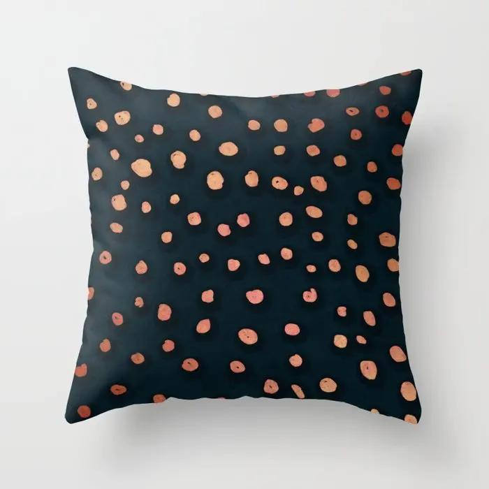 Decorative Home Pillow Case Cushion Covers 45*45 Nordic 40*40 40x40cm 50x50cm Morandi Shape Geometric Abstract Children's Velvet