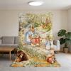 R-Rabbit-ES P-Peter Blanket Super Warm Comfortable Cute Plush Cartoon Throw Blanket Child Home Sofa Bedroom Gift