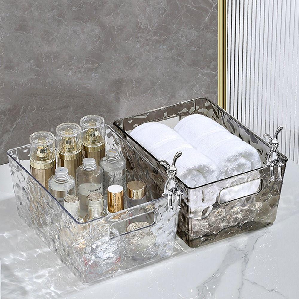 

Штабелируемая коробка для хранения косметики, прозрачный органайзер для закусок и всякой всячины, домашний офис