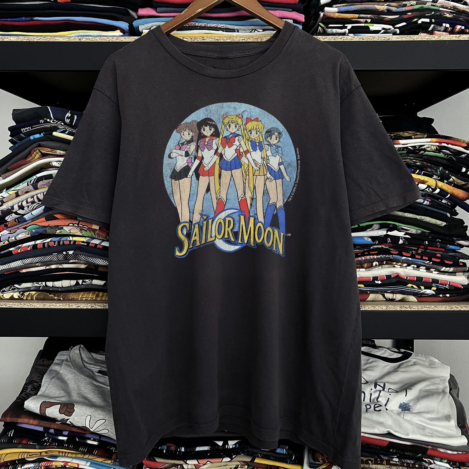 1998 Sailor Moon Aged T-Shirt Black M M