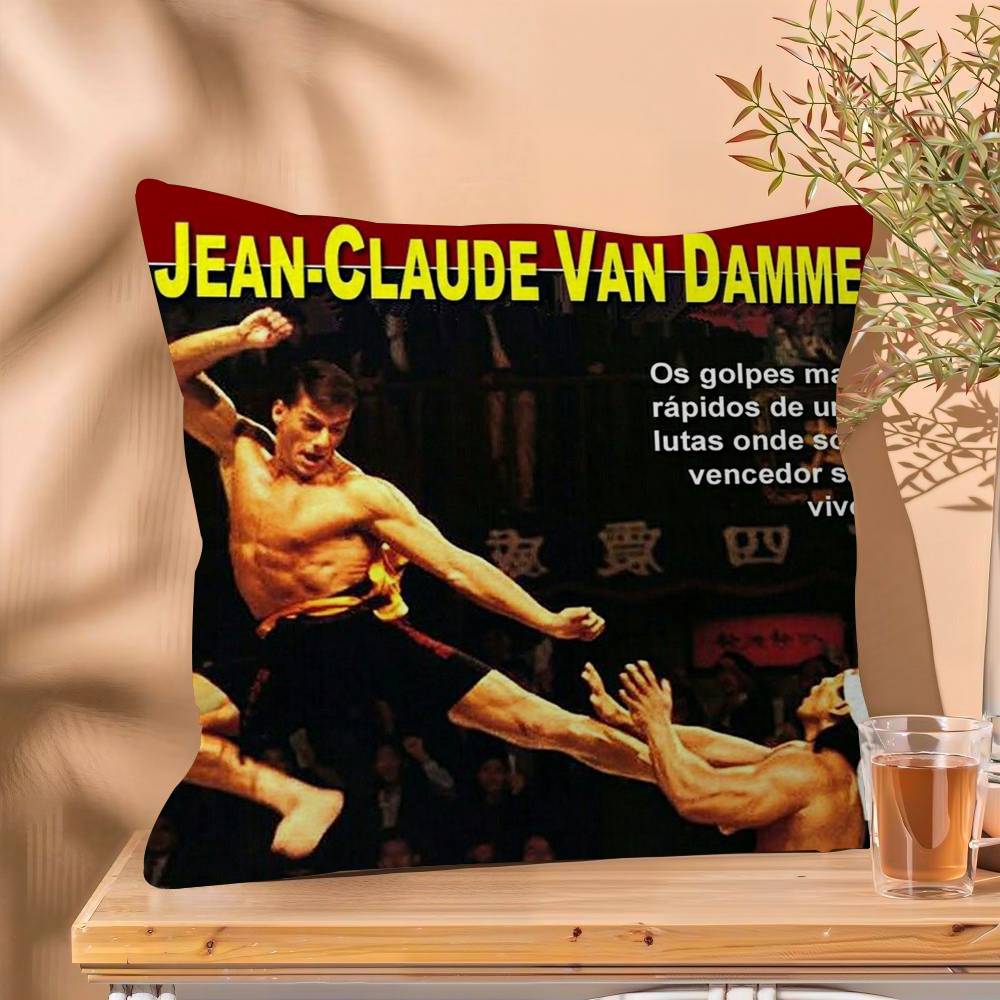 Bloodsport Vintage Movie Pillow Cushion Cover Pillowcase Living Room Sofa Home Decor Customized