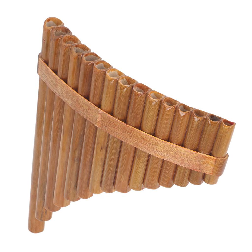 Musical Professional Panpipe Pan Flute 15 Pipes G Key Musical Instrument Pan Pipe Flute Right Hand