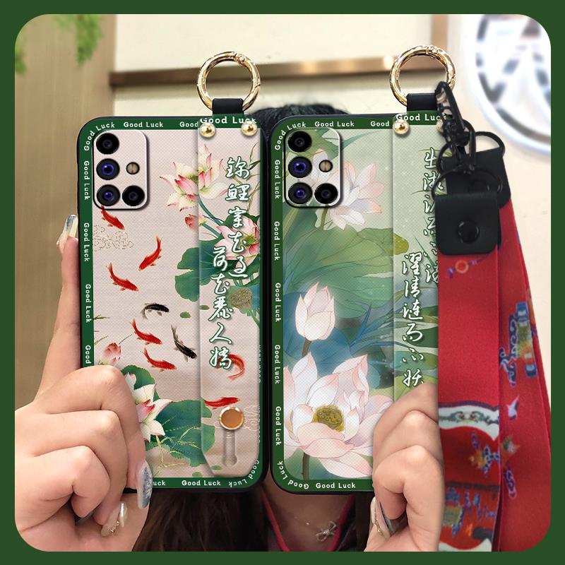 Phone Holder Anti-knock Phone Case For Samsung Galaxy M31S/SM-M317F/M315F Shockproof Chinese style Elderly lady For Mom