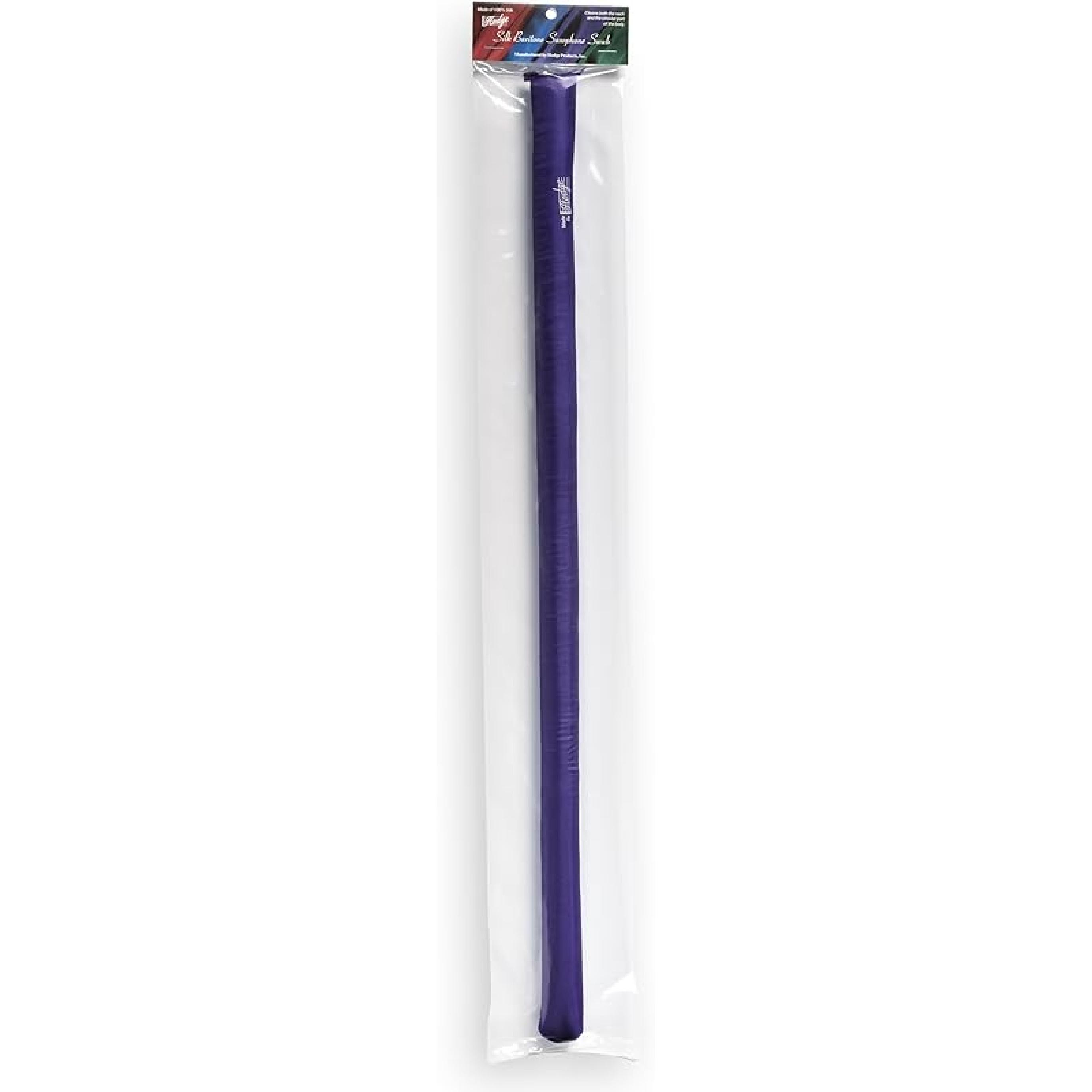 Hodge Silk Baritone Saxophone Swab - Purple