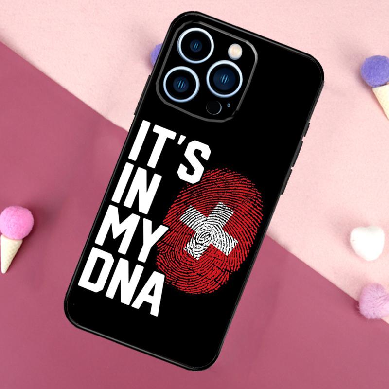 Switzerland Swiss Flag Case For iPhone 16 15 Pro Max 11 12 13 Mini 14 15 Pro Max 15 Plus XR 16e Phone Back Cover