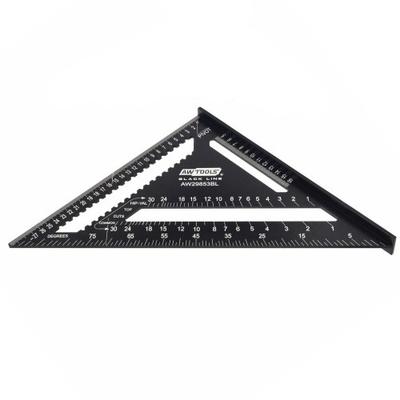 AW Tools Black Line Aluminium CarpenterÂ´s Square