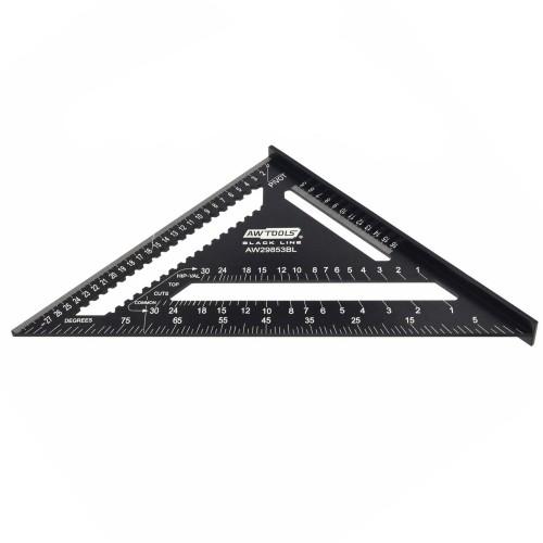 AW Tools Black Line Aluminium Carpenter´s Square