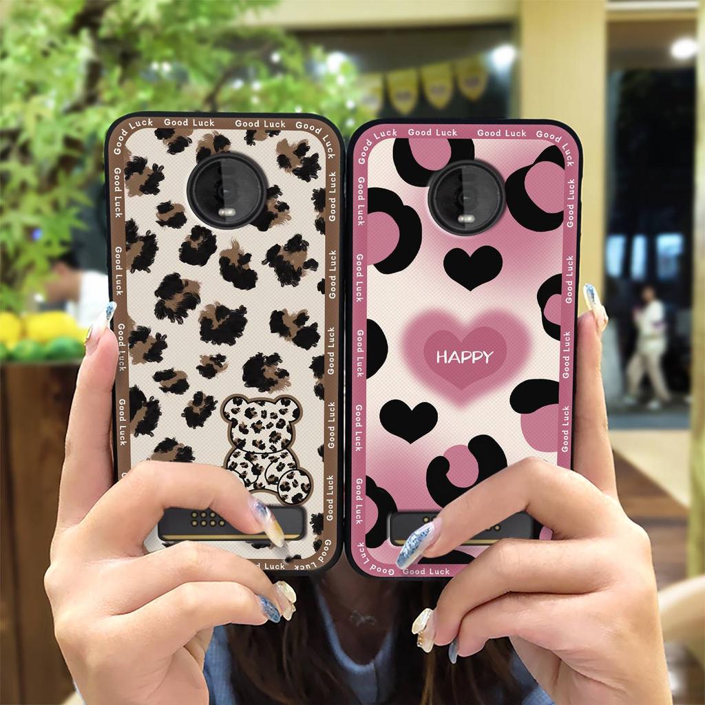 Cover TPU Phone Case For MOTO Z4 Play Fashion Design Anti-dust Cartoon Silicone Dirt-resistant Waterproof Full wrap Cute