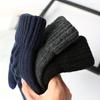 WTEMPO 1Pair Men's Winter Knitted Cold-proof Windproof Full Finger Gloves Touch Screen Fleece Warm Outdoor Cycling Gloves