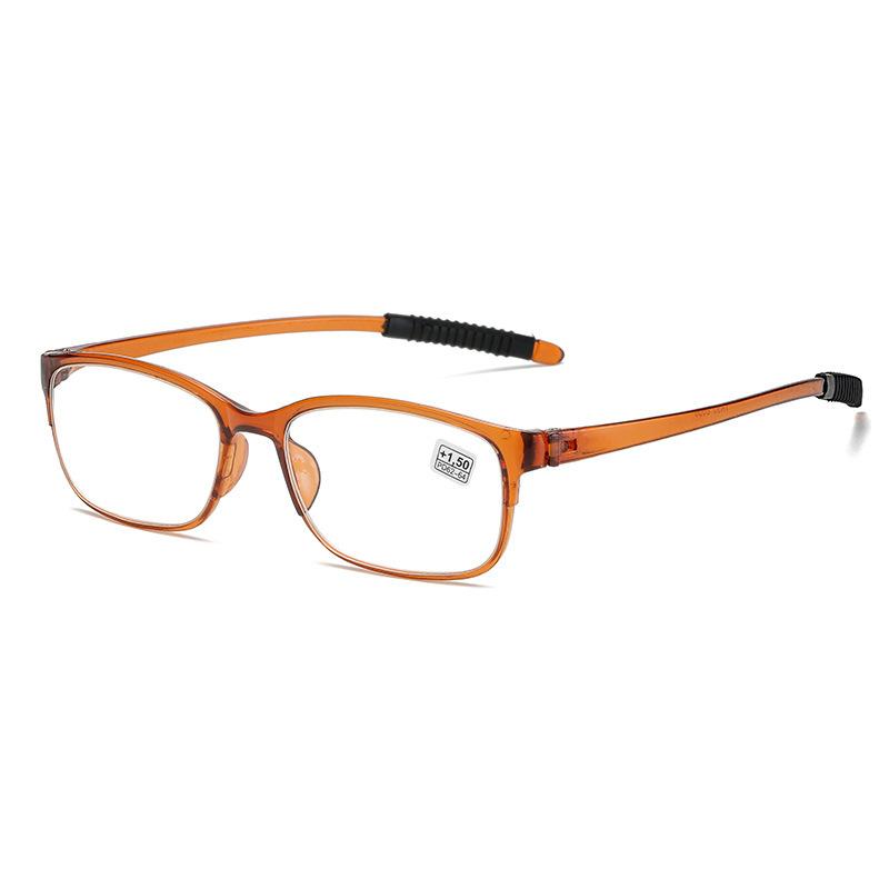 Light Weight Square Frame Fashion Reading Glasses Resin Floor Stand Elderly Optical Men Women Unisex Presbyopia Eyeglasses