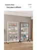Mobile Wire Mesh Jewelry Display & Storage Rack for Arts & Crafts