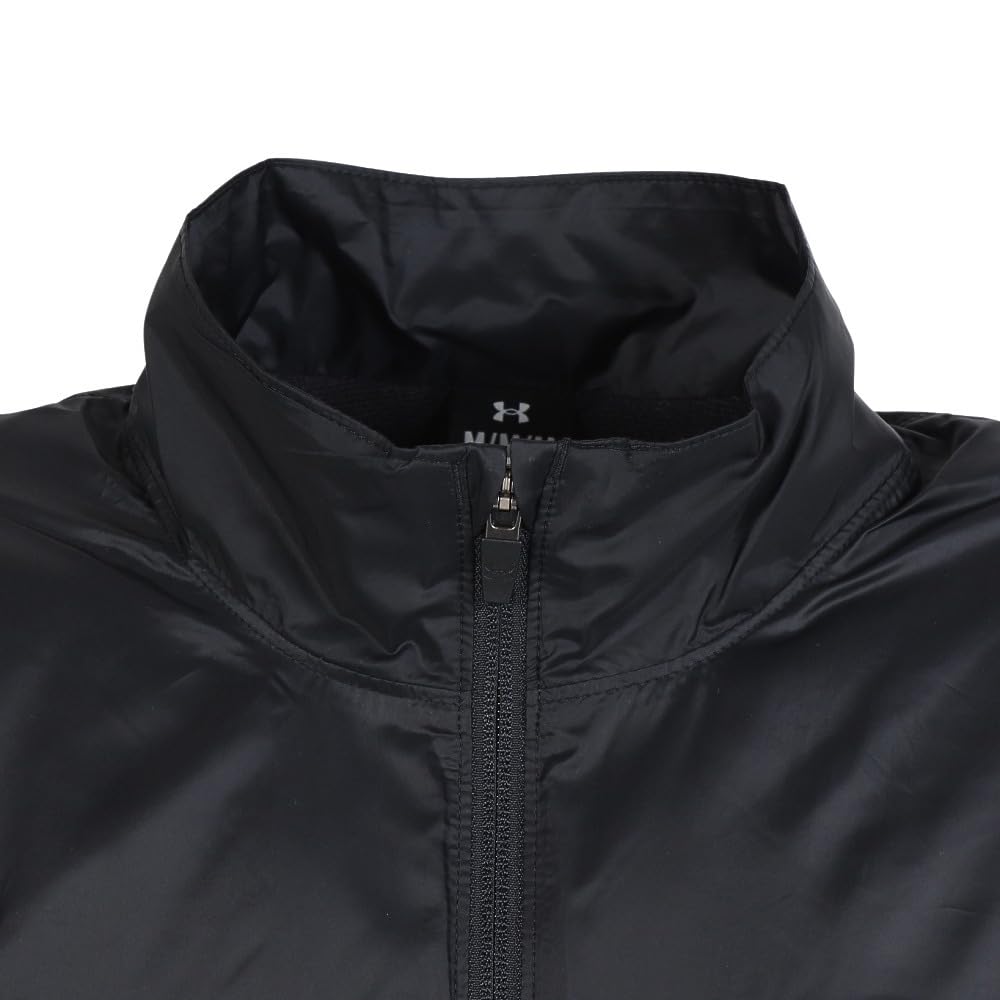 Under Armour UA Tricot Lined Woven Jacket Size L 6007739(001) Black,