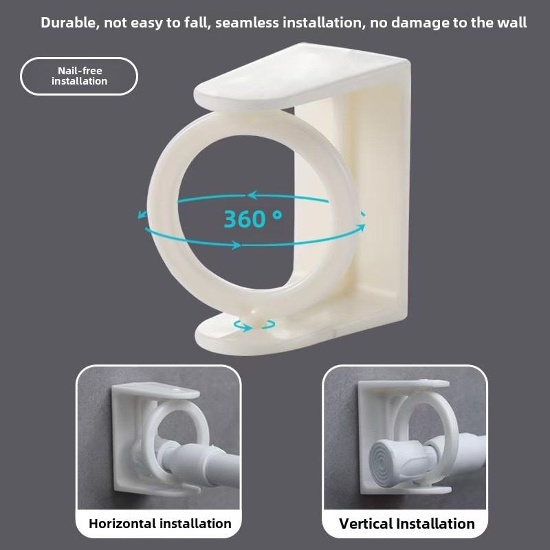 Cârlig adeziv rotativ la 360° Cârlige de perete rezistente pentru baie bucătărie, fără găurire cârlige utilitare