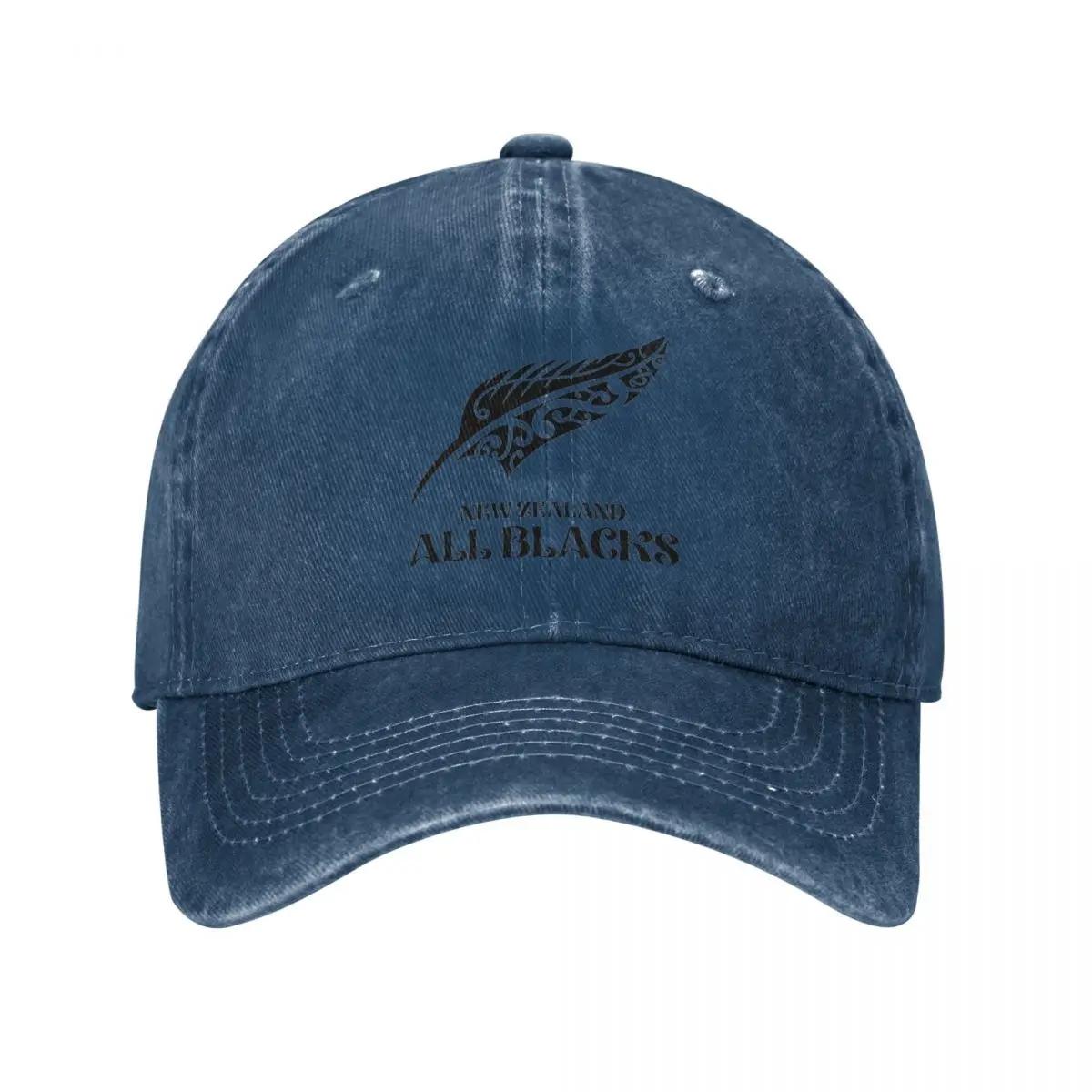 

Australia New Zealand All Blacks Baseball Caps Vintage Distressed Washed Rugby Ball Headwear Unisex Outdoor All Seasons Hats Adjustable