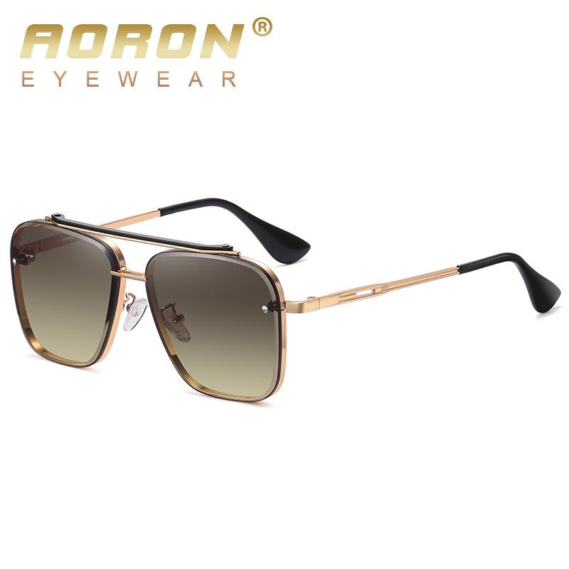 Okulary przeciwsłoneczne AORON Gradient Two-Tone Large Frame Fashion A689